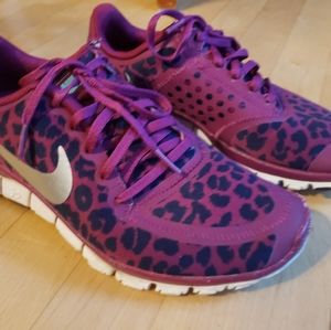 Nike 5.0 V4 Raspberry Cheetah print Shoes